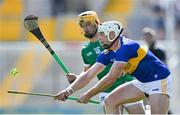 18 July 2021; Pádraic Maher of Tipperary in action against Tom Morrissey of Limerick during the Munster GAA Hurling Senior Championship Final match between Limerick and Tipperary at Páirc Uí Chaoimh in Cork. Photo by Piaras Ó Mídheach/Sportsfile