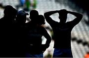 18 July 2021; Seamus Lavin of Meath, right, after the Leinster GAA Senior Football Championship Semi-Final match between Dublin and Meath at Croke Park in Dublin. Photo by Eóin Noonan/Sportsfile