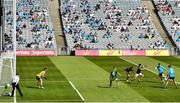 18 July 2021; Con O'Callaghan of Dublin shoots to score his side's second goal during the Leinster GAA Senior Football Championship Semi-Final match between Dublin and Meath at Croke Park in Dublin. Photo by Eóin Noonan/Sportsfile