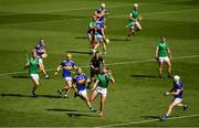 18 July 2021; Gearoid Hegarty of Limerick and Noel McGrath of Tipperary and players from both sides keep an eye on the sliotar during the Munster GAA Hurling Senior Championship Final match between Limerick and Tipperary at Páirc Uí Chaoimh in Cork. Photo by Ray McManus/Sportsfile