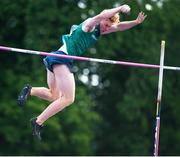 18 July 2021; Diarmuid O'Connor of Ireland competing in the Pole Vault event of the men's Decathlon during day four of the European Athletics U20 Championships at the Kadriorg Stadium in Tallinn, Estonia. Photo by Marko Mumm/Sportsfile