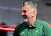 29 June 2021; Coach John Conlan during a Tokyo 2020 Team Ireland Announcement for Boxing in the Sport Ireland Institute at the Sport Ireland Campus in Dublin.  Photo by Brendan Moran/Sportsfile