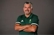 29 June 2021; Coach John Conlan during a Tokyo 2020 Team Ireland Announcement for Boxing in the Sport Ireland Institute at the Sport Ireland Campus in Dublin.  Photo by Brendan Moran/Sportsfile