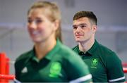 22 June 2021; Emmet Brennan during a Tokyo 2020 Team Ireland Announcement for Boxing in the Sport Ireland Institute at the Sport Ireland Campus in Dublin.  Photo by Brendan Moran/Sportsfile