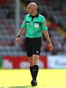 18 July 2021; Referee Neil Doyle during the SSE Airtricity League Premier Division match between Bohemians and Longford Town at Dalymount Park in Dublin. Photo by Michael P Ryan/Sportsfile
