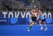 19 July 2021; Michelle Carey of Ireland during a friendly match between Ireland and Argentina at the Oi Hockey Stadium ahead of the start of the 2020 Tokyo Summer Olympic Games in Tokyo, Japan. Photo by Brendan Moran/Sportsfile