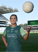 20 July 2021; John West Féile Ambassador and Armagh Footballer Aimee Mackin in attendance at the launch of John West Féile, 2021 at Croke Park in Dublin. The 2021 John West Féile na nGael hurling and camogie events will take place across individual counties on August 21, whilst The Féile na nÓg football events will take place on August 28. Under-15 teams will compete for the opportunity to play at Croke Park and Semple Stadium. Photo by Sam Barnes/Sportsfile