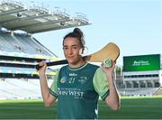 20 July 2021; John West Féile Ambassador and Kilkenny Camogie player Denise Gaule in attendance at the launch of John West Féile, 2021 at Croke Park in Dublin. The 2021 John West Féile na nGael hurling and camogie events will take place across individual counties on August 21, whilst The Féile na nÓg football events will take place on August 28. Under-15 teams will compete for the opportunity to play at Croke Park and Semple Stadium. Photo by Sam Barnes/Sportsfile