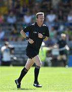 18 July 2021; Referee Joe McQuillan during the Ulster GAA Football Senior Championship Semi-Final match between Donegal and Tyrone at Brewster Park in Enniskillen, Fermanagh. Photo by Sam Barnes/Sportsfile