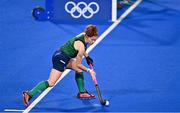19 July 2021; Sarah McAuley of Ireland practices short corners after a friendly match between Ireland and Argentina at the Oi Hockey Stadium ahead of the start of the 2020 Tokyo Summer Olympic Games in Tokyo, Japan. Photo by Brendan Moran/Sportsfile