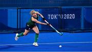 19 July 2021; Nicci Daly of Ireland practices short corners after a friendly match between Ireland and Argentina at the Oi Hockey Stadium ahead of the start of the 2020 Tokyo Summer Olympic Games in Tokyo, Japan. Photo by Brendan Moran/Sportsfile