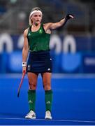 19 July 2021; Chloe Watkins of Ireland during a friendly match between Ireland and Argentina at the Oi Hockey Stadium ahead of the start of the 2020 Tokyo Summer Olympic Games in Tokyo, Japan. Photo by Brendan Moran/Sportsfile