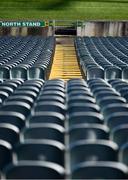 19 July 2021; A general view of the seats in LIT Gaelic Grounds before the Munster GAA Hurling U20 Championship semi-final match between Limerick and Clare at the LIT Gaelic Grounds in Limerick. Photo by Ben McShane/Sportsfile
