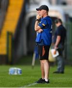 19 July 2021; Clare manager Sean Doyle reacts during the Munster GAA Hurling U20 Championship semi-final match between Limerick and Clare at the LIT Gaelic Grounds in Limerick. Photo by Ben McShane/Sportsfile