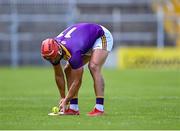 17 July 2021; Lee Chin of Wexford prepares to take a free during the GAA Hurling All-Ireland Senior Championship Round 1 match between Clare and Wexford at Semple Stadium in Thurles, Tipperary. Photo by Piaras Ó Mídheach/Sportsfile