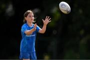 20 July 2021; Lily Carew, age 10, in action during the Bank of Ireland Leinster Rugby Summer Camp at Balbriggan RFC in Dublin. Photo by Matt Browne/Sportsfile