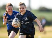 20 July 2021; Sean Hoare, age 11, in action during the Bank of Ireland Leinster Rugby Summer Camp at Balbriggan RFC in Dublin. Photo by Matt Browne/Sportsfile