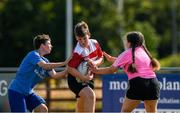 20 July 2021; Andrew Cluskey, age 11, in action during the Bank of Ireland Leinster Rugby Summer Camp at Balbriggan RFC in Dublin. Photo by Matt Browne/Sportsfile