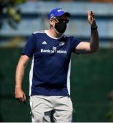 20 July 2021; Leinster rugby coach Louis Magee at the Bank of Ireland Leinster Rugby Summer Camp at Energia Park in Dublin. Photo by Daire Brennan/Sportsfile