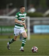 24 May 2021; Gary O'Neill of Shamrock Rovers during the SSE Airtricity League Premier Division match between Derry City and St Patrick's Athletic at Ryan McBride Brandywell Stadium in Derry. Photo by David Fitzgerald/Sportsfile