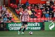 24 May 2021; Cameron McJannet of Derry City during the SSE Airtricity League Premier Division match between Derry City and St Patrick's Athletic at Ryan McBride Brandywell Stadium in Derry. Photo by David Fitzgerald/Sportsfile