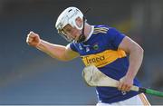 20 July 2021; John Campion of Tipperary celebrates after scoring a point during the Munster GAA Hurling U20 Championship semi-final match between Tipperary and Cork at Semple Stadium in Thurles, Tipperary. Photo by Ben McShane/Sportsfile