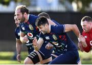 20 July 2021; Conor Murray, right, and Alun Wyn Jones of The British & Irish Lions during Squad Training at Hermanus High School in Western Cape, South Africa. Photo by Ashley Vlotman/Sportsfile