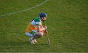 20 July 2021; A dejected Luke Nolan of Offaly after the Leinster GAA Hurling U20 Championship semi-final match between Dublin and Offaly at Parnell Park in Dublin. Photo by Daire Brennan/Sportsfile