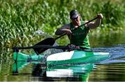 21 July 2021; Paracanoe Athlete Patrick O'Leary during a training session at Celbridge Paddlers in Celbridge in Kildare. Photo by Sam Barnes/Sportsfile