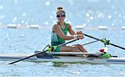 21 July 2021; Team Ireland Women's Four reserve rower Tara Hanlon training at the Sea Forest Waterway ahead of the start of the 2020 Tokyo Summer Olympic Games in Tokyo, Japan. Photo by Brendan Moran/Sportsfile