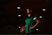 21 July 2021; Irish senior international player Jason Killeen at the National Basketball Arena for the announcement of senior Irish men’s squad ahead of the FIBA European Championship for Small Countries at the National Basketball Arena, Dublin. Photo by Eóin Noonan/Sportsfile