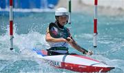 21 July 2021; Katerina Minarik Kudejova of Czech Republic during a training session at the Kasai Canoe Slalom Centre ahead of the start of the 2020 Tokyo Summer Olympic Games in Tokyo, Japan. Photo by Brendan Moran/Sportsfile