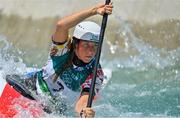 21 July 2021; Katerina Minarik Kudejova of Czech Republic during a training session at the Kasai Canoe Slalom Centre ahead of the start of the 2020 Tokyo Summer Olympic Games in Tokyo, Japan. Photo by Brendan Moran/Sportsfile