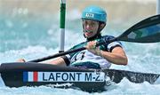 21 July 2021; Marie-Zelia Lafont of France during a training session at the Kasai Canoe Slalom Centre ahead of the start of the 2020 Tokyo Summer Olympic Games in Tokyo, Japan. Photo by Brendan Moran/Sportsfile