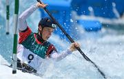 21 July 2021; Viktoria Wolffhardt of Austria during a training session at the Kasai Canoe Slalom Centre ahead of the start of the 2020 Tokyo Summer Olympic Games in Tokyo, Japan. Photo by Brendan Moran/Sportsfile