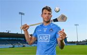 21 July 2021; Dublin Hurler Chris Crummey stands for a portrait at Parnell Park in Dublin as part of an AIG Dublin GAA event to celebrate the 2021 All-Ireland Championships. For great car and home insurance offers check out www.aig.ie. Photo by Sam Barnes/Sportsfile