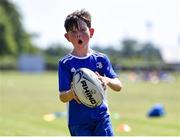 21 July 2021; Oisín Thornton during the Bank of Ireland Leinster Rugby Summer Camp at Mullingar RFC in Mullingar, Westmeath. Photo by Piaras Ó Mídheach/Sportsfile