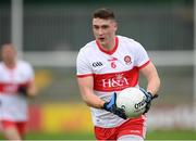 11 July 2021; Gareth McKinless of Derry during the Ulster GAA Football Senior Championship Quarter-Final match between Derry and Donegal at Páirc MacCumhaill in Ballybofey, Donegal. Photo by Stephen McCarthy/Sportsfile