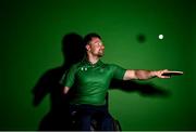 21 July 2021; Table Tennis player Colin Judge at the National Sports Campus Conference Centre, Abbotstown in Dublin. Photo by David Fitzgerald/Sportsfile