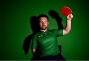 21 July 2021; Table Tennis player Colin Judge at the National Sports Campus Conference Centre, Abbotstown in Dublin. Photo by David Fitzgerald/Sportsfile