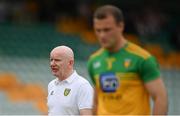 11 July 2021; Donegal manager Declan Bonner before the Ulster GAA Football Senior Championship Quarter-Final match between Derry and Donegal at Páirc MacCumhaill in Ballybofey, Donegal. Photo by Stephen McCarthy/Sportsfile