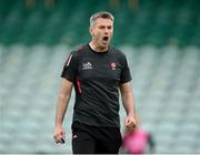 11 July 2021; Derry manager Rory Gallagher before the Ulster GAA Football Senior Championship Quarter-Final match between Derry and Donegal at Páirc MacCumhaill in Ballybofey, Donegal. Photo by Stephen McCarthy/Sportsfile