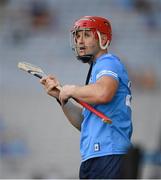 17 July 2021; David Treacy of Dublin prepares to come onto the pitch during a second half substitution during the Leinster GAA Senior Hurling Championship Final match between Dublin and Kilkenny at Croke Park in Dublin. Photo by Stephen McCarthy/Sportsfile