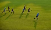 21 July 2021; Páidí Doyle of Wexford in action against Neil Hogan of Dublin during the Electric Ireland Leinster GAA Minor Hurling Championship Semi-Final match between Dublin and Wexford at Chadwicks Wexford Park in Wexford. Photo by Daire Brennan/Sportsfile