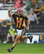 21 July 2021; Cilian Hackett of Kilkenny celebrates after scoring a point during the Electric Ireland Leinster GAA Minor Hurling Championship Semi-Final match between Kilkenny and Offaly at UPMC Nowlan Park in Kilkenny. Photo by Eóin Noonan/Sportsfile