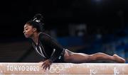 22 July 2021; Simone Biles of the United States during a training session at the Ariake Gymnastics Arena ahead of the start of the 2020 Tokyo Summer Olympic Games in Tokyo, Japan.  Photo by Ramsey Cardy/Sportsfile