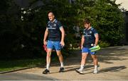 22 July 2021; Devin Toner, left, and Marcus Hanan as Leinster Rugby return to training at Leinster Rugby Headquarters in Dublin. Photo by Harry Murphy/Sportsfile