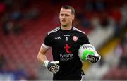 10 July 2021; Tyrone goalkeeper Niall Morgan during the Ulster GAA Football Senior Championship quarter-final match between Tyrone and Cavan at Healy Park in Omagh, Tyrone. Photo by Stephen McCarthy/Sportsfile