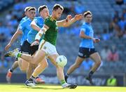 18 July 2021; Ronan Jones of Meath in action against Tom Lahiff of Dublin during the Leinster GAA Senior Football Championship Semi-Final match between Dublin and Meath at Croke Park in Dublin. Photo by Eóin Noonan/Sportsfile
