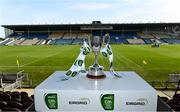 22 July 2021; A general view of the cup before the EirGrid Munster GAA Football U20 Championship Final match between Cork and Tipperary at Semple Stadium in Thurles, Tipperary. Photo by Piaras Ó Mídheach/Sportsfile